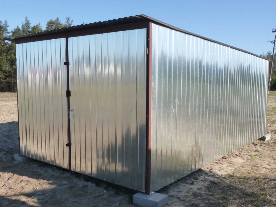 Garaż blaszany I Gatunek Schowek Magazyn Blaszak na budowę