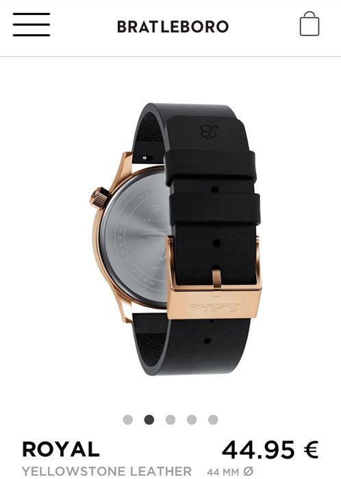 Relógio Bratleboro Royal Dourado 44mm