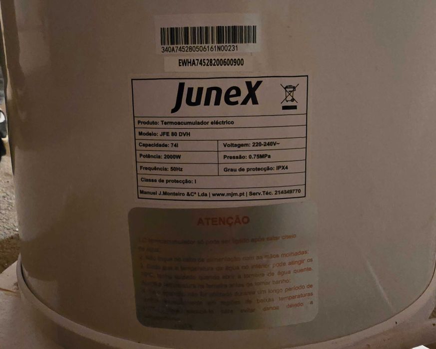 Termoacumulador JUNEX