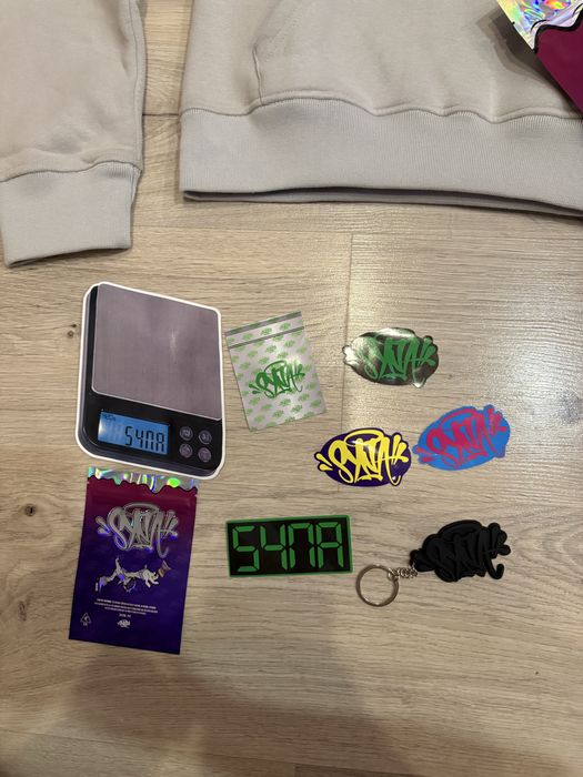 Szara Bluza Syna World z stuckerami i z bagiem