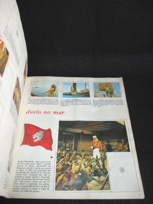 Caderneta Sandokan Cromos da Famosa Série da televisão