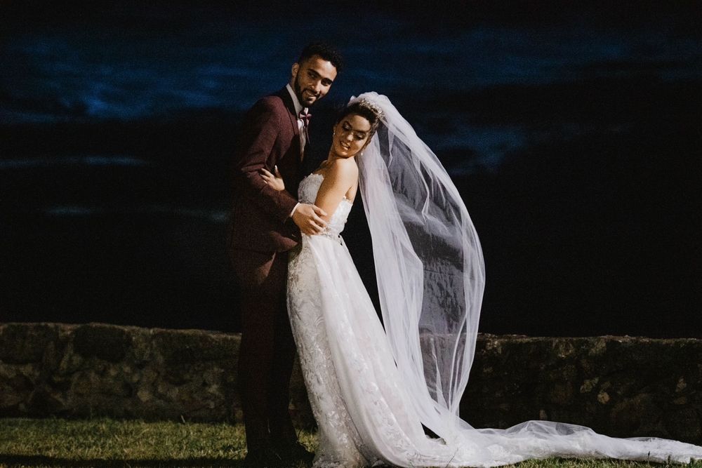 Vestido de Noiva + Véu de Noiva 2 M