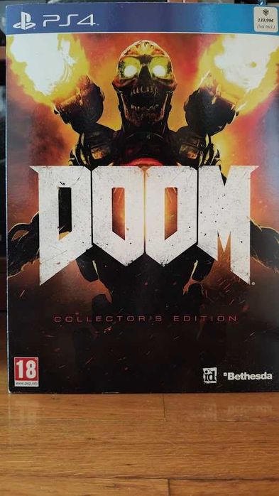 Doom 2016 Collector's Edition PS4 Como nova, apenas jogo usado