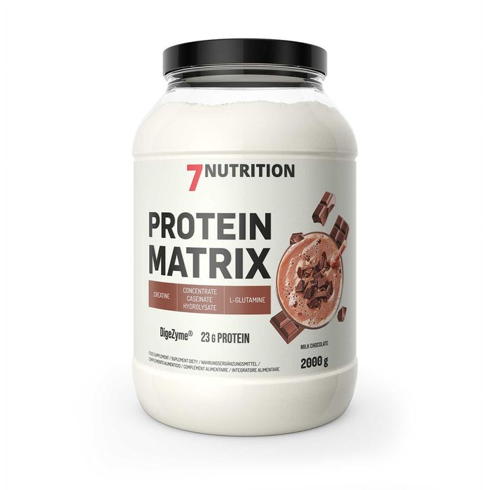 7Nutrition Protein Matrix 2kg Miks Białkowy Białko Czekolada + SHAKER