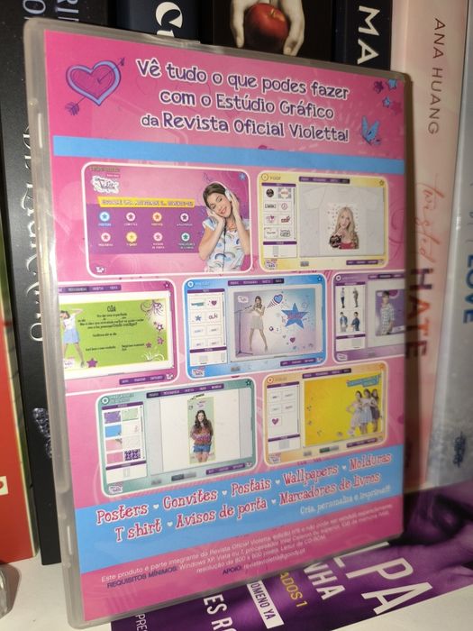 CD da Violeta - Estúdio gráfico