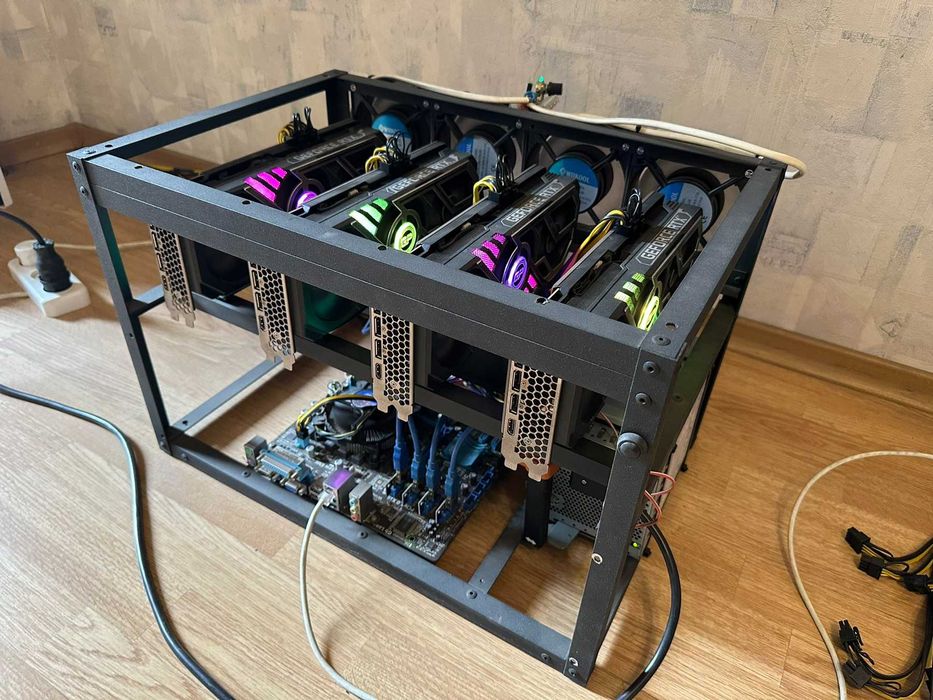 Майнинг ферма Palit GeForce RTX 3080 GamingPro 10GB (noLHR)