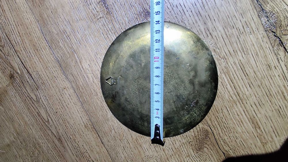 mosiężny talerz ręcznie emaliowany komorówka Cloisonne do zawieszenia