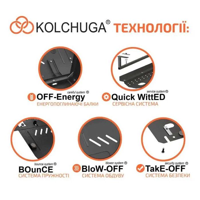 Захист КОЛЬЧУГА (радіатор,двигун, коробка, роздатка) 2 мм холодна катка для КІА Sorento 1 покоління