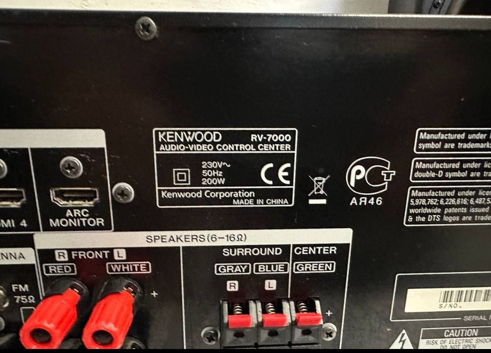 5.1 Amplituner Kenwood RV-7000, 5*150 Watt, 3D, HDMI.