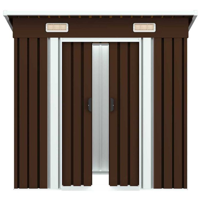 Abrigo de Jardim Metálico 194x121x181 cm – Compacto e Resistente