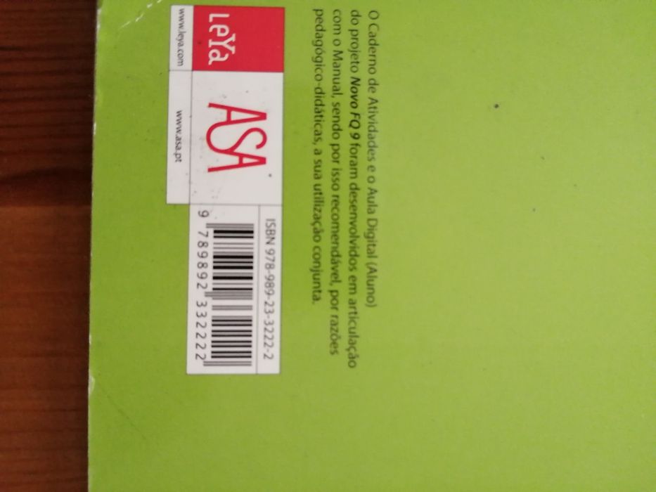 Caderno de atividades FQ 9 ano