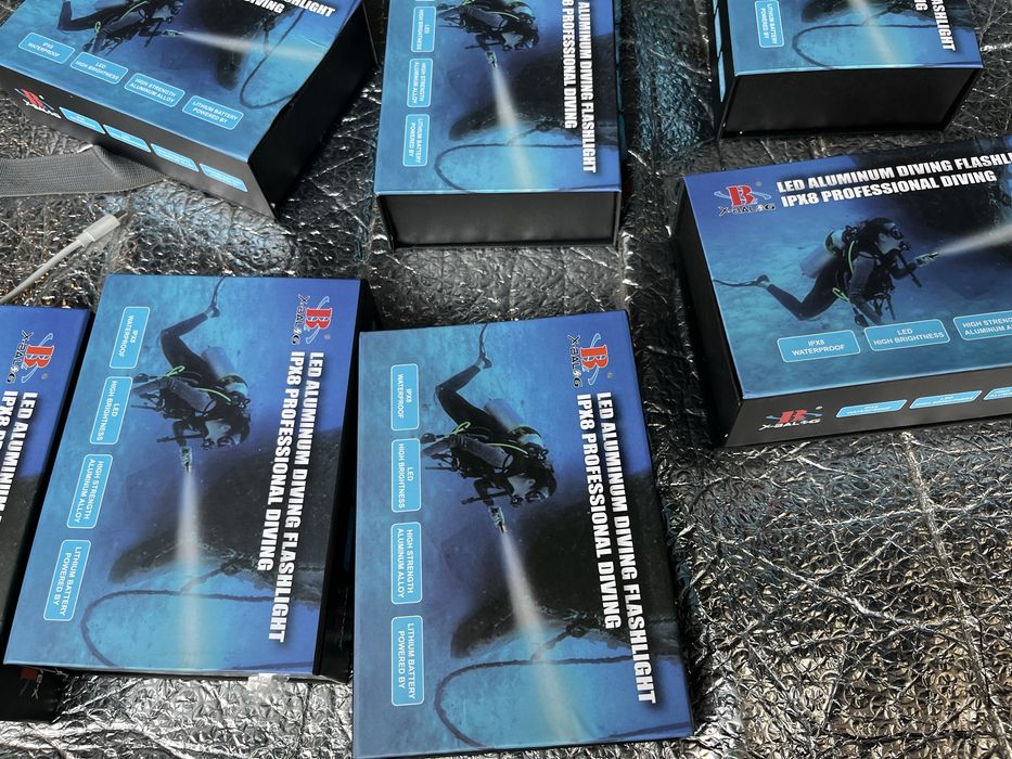 Lanterna pesca submarina led maxima potencia