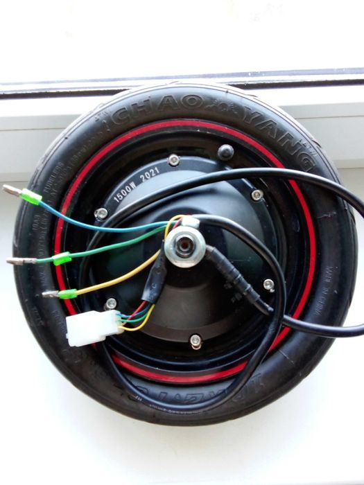 Мотор-колесо в сборе 1500 Вт (2 л.с.), 10 дюймов, пробег 10-20 км.