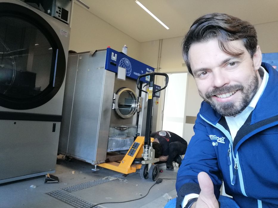 Máquina de lavar roupa industrial Self-service lares e hospitais