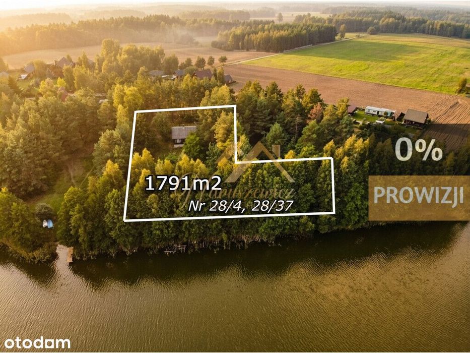 Twoje 60m linii brzegowej nad jeziorem Aszaryn