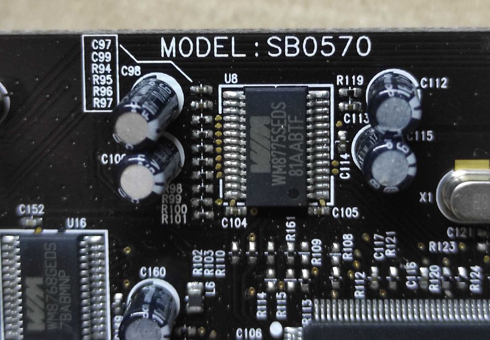 Звуковая карта PCI Creative Sound Blaster Audigy SE SB0570 7.1