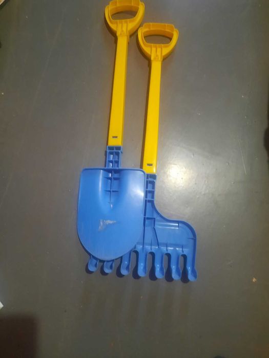 Набір пісочний лопата граблі