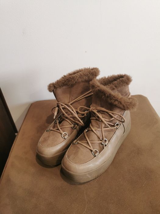 Śniegowce damskie buty zimowe botki 36