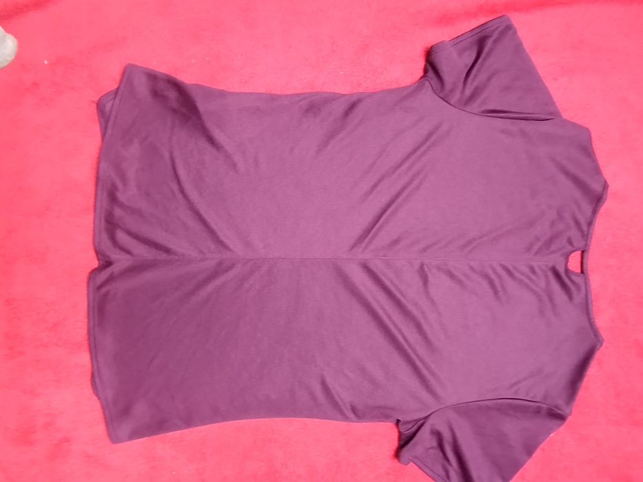T-shirt damski śliwkowy  rozm s adidas