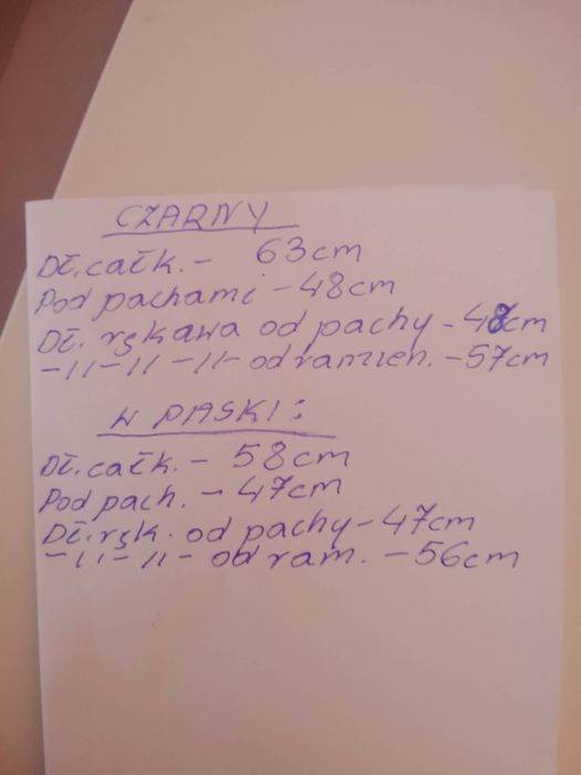 Swetry młodzieżowe M