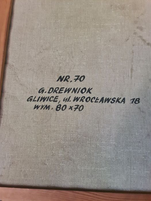 Obraz  na płótnie.