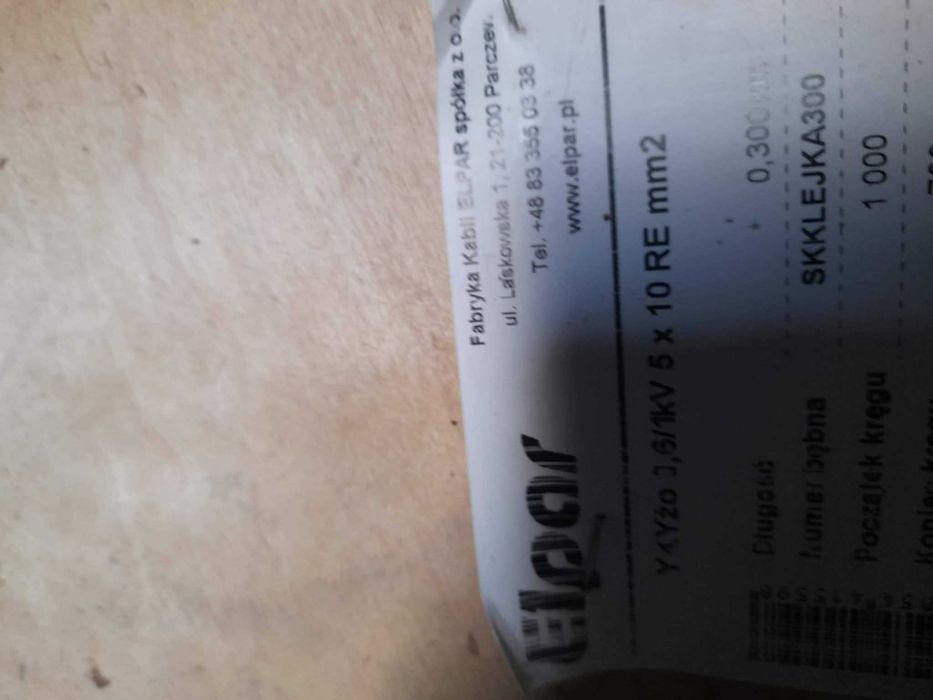 Kabel miedziany 5x10mm2 ziemny