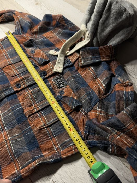 Сорочка SuperDry овершот casual фланель трекінгова сорочка тактична