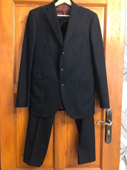 Garnitur męski wełniany Boglioli 48