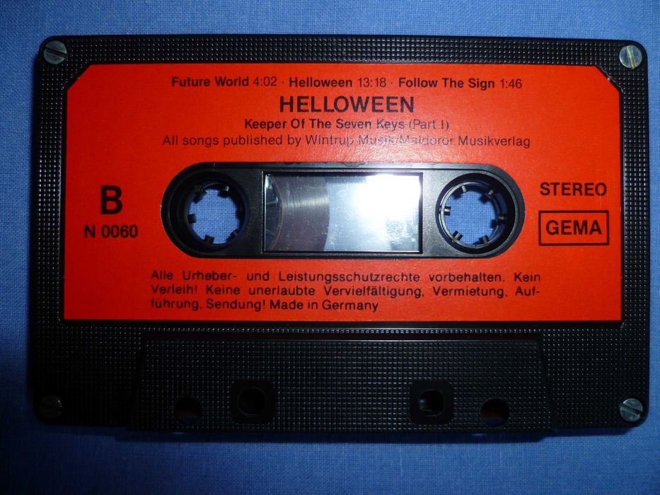 K7 cassete Helloween