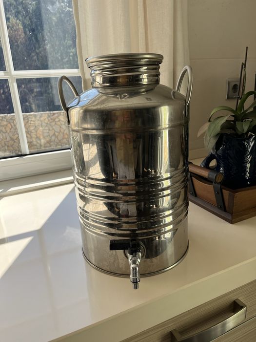 Bilha azeite com torneira