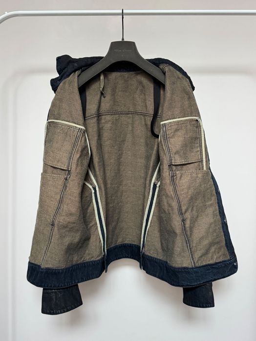 Джинсова куртка 11 by Boris Bidjan Saberi J1 F-1401 Black Wash Denim