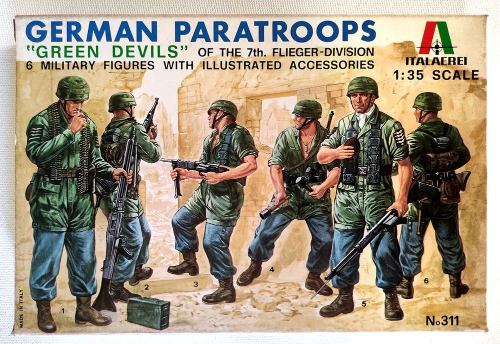 German Paratroops - Green Devils - Italeri 1/35