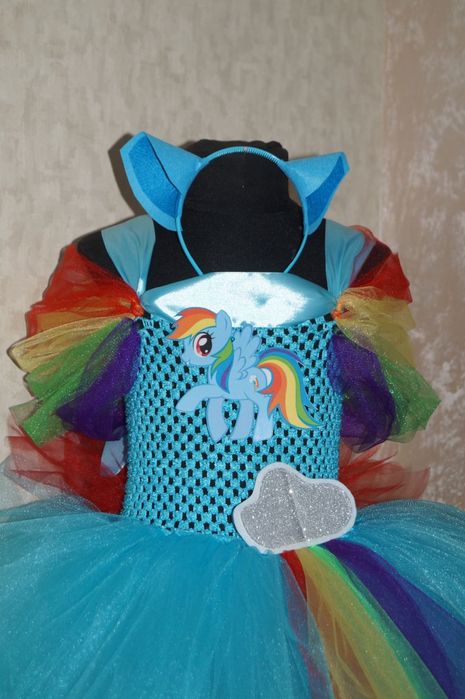 Костюм для дівчинки поні Радуга Деш