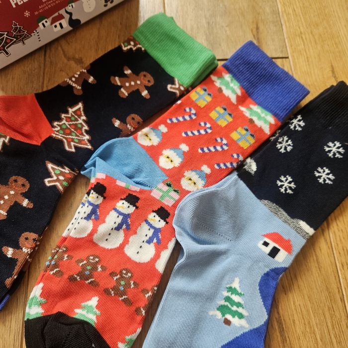 Nowy zestaw świątecznych skarpet Happy Socks 3-pack