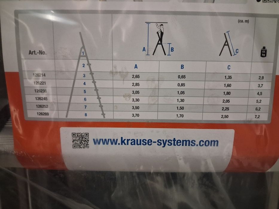 Drabina Krause Solidy 6 stopni