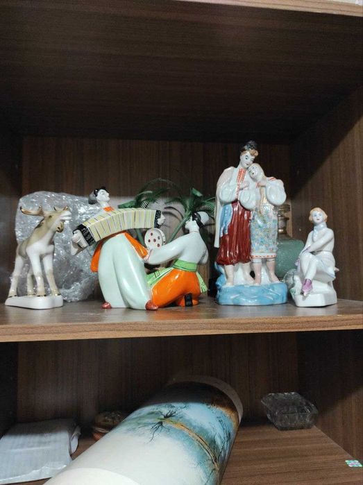 Статуетки фарфорові Полонне (ЗХК). Фігуристка, Кінь