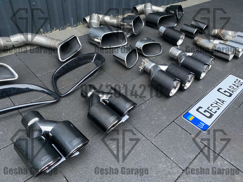 Насадки на глушитель BMW БМВ E70 E71 F10 F11 F15 G30 G31 в наличии
