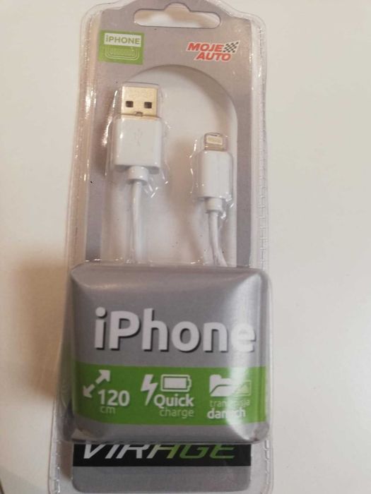 Kabel do ładowania Apple Iphone lightning kabelek ładowarka USB