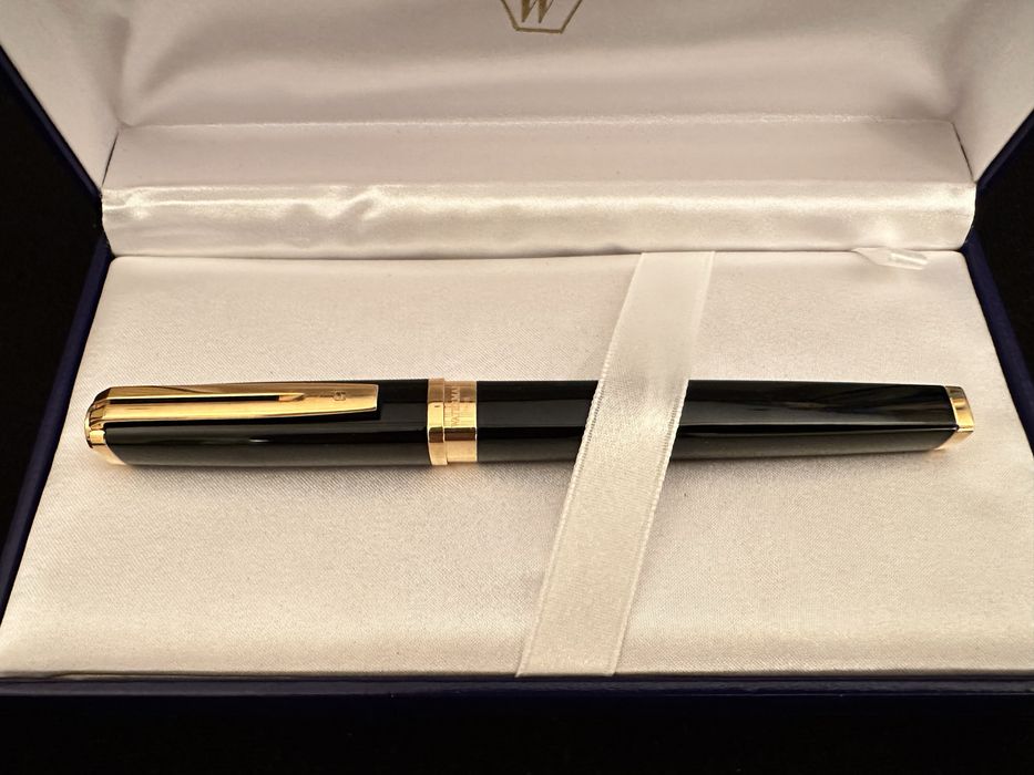 Перьевая ручка Waterman Exception Slim Black GT