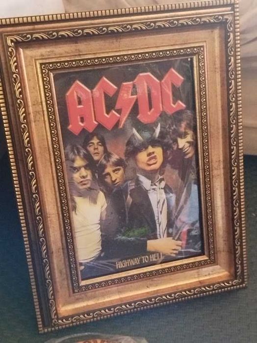 Quadro Vintage banda musica AC/DC - Bandeira Burzum