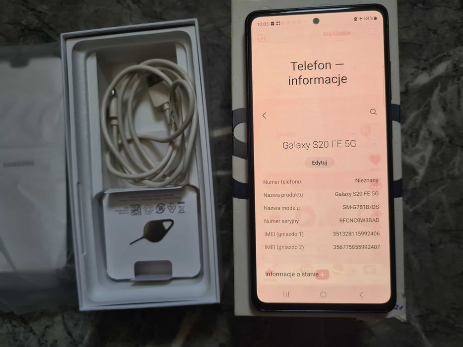 jak NOWY Smartfon Samsung Galaxy S20 FE 5G 6 GB / 128 GB okazja