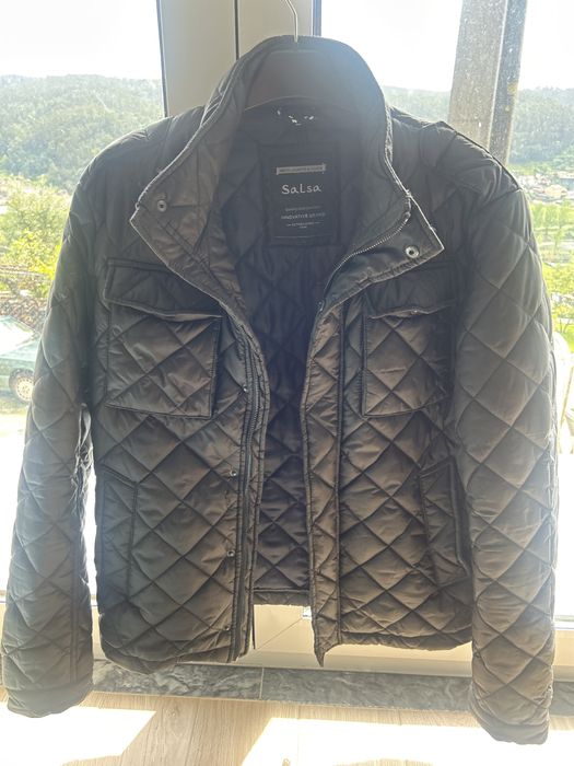 Casaco salsa azul escuro