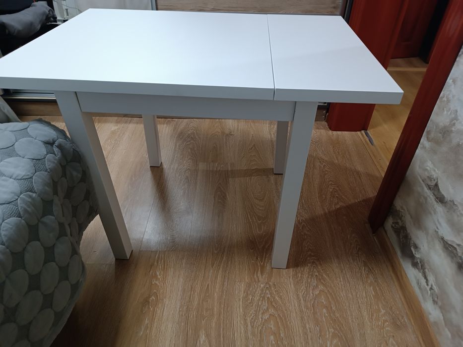 Новий розкладний стіл IKEA NORDVIKEN (Білий). 74х74/104 см