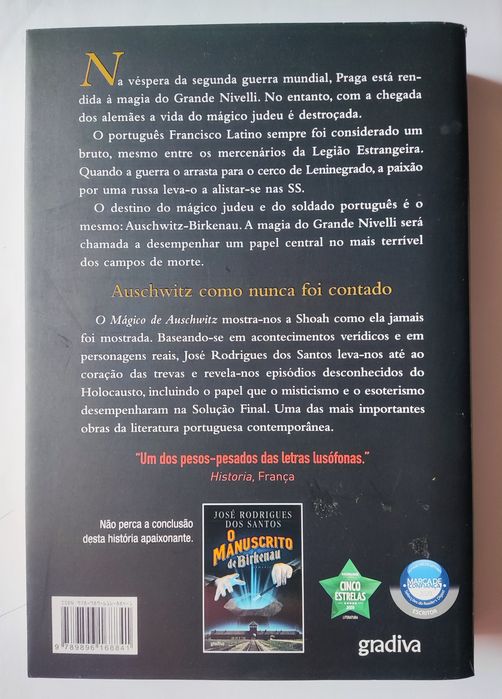 O Mágico de Auschwitz - José Rodrigues dos Santos