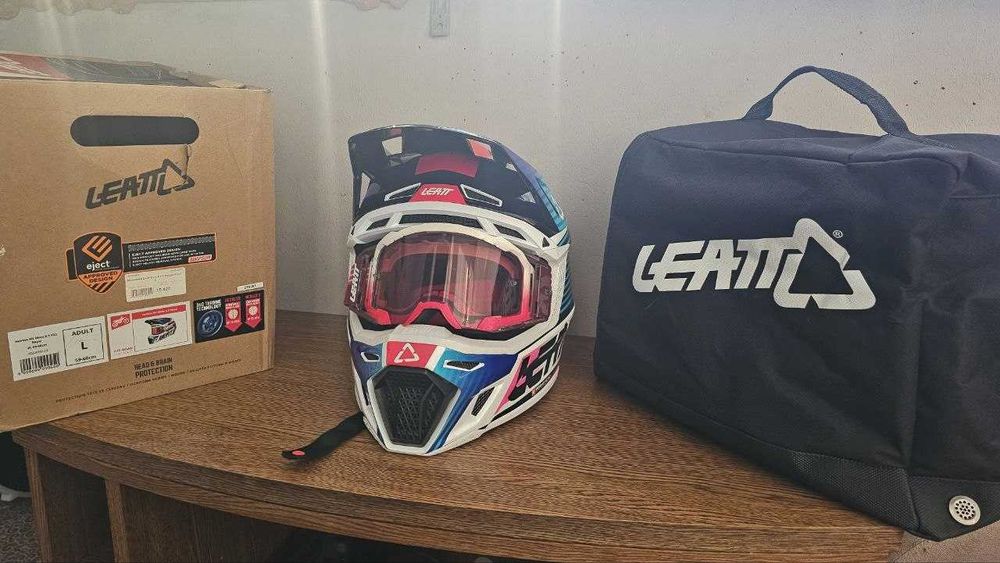 Мотошлем Leatt Helmet Moto 8.5 V22 + Goggle Royal