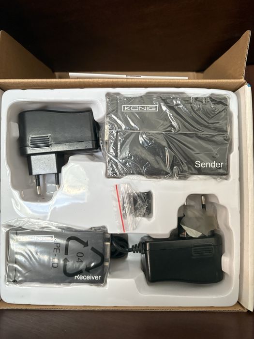 Extensor VGA + Áudio por Cabo de Rede UTP até 300m – Novo