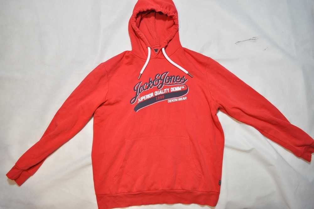 JACK & JONES XL bluza męska bawełniana z kapturem vintage rs3v