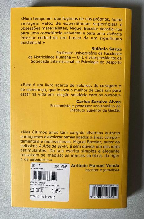 A Arte de Ver e Superar, de Miguel Bacelar