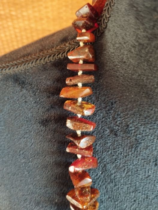 Naturalny bursztyn, vintage