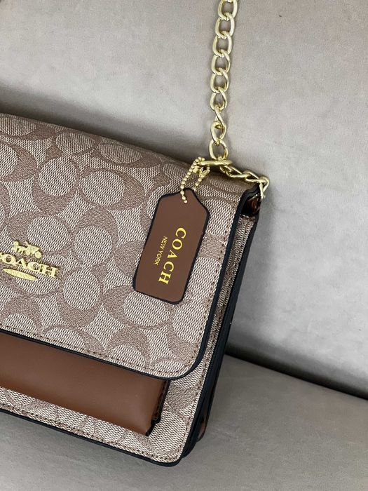 Сумка COACH | Сумка коач | Жіноча сумка Coach через плече